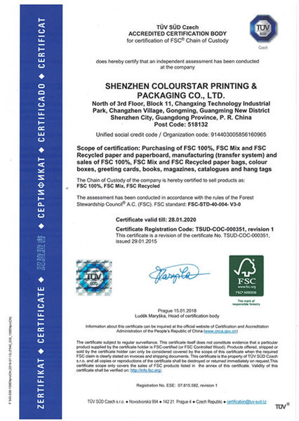 ShenZhen Colourstar Printing &amp; Packaging メーカー生産ライン