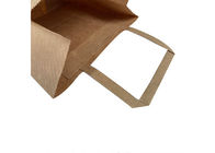 150gsm CMYK Bakery Paper Shopping Bags With Flat Handles
